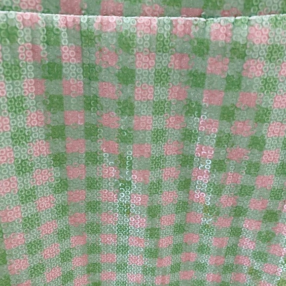 Reformation Sidney Pink and Green Sequin Mini Dress - Picture 6 of 6